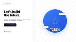 Startup pitch closing - call to action with electric accents - Startup Pitch Split style template